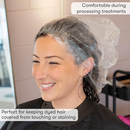 FRAMAR XL Disposable Shower Cap for Women with Long Hair - Hair Processing & Covering