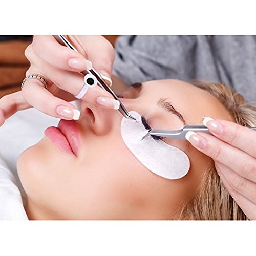 BTArtbox 300 Pcs Disposable Plastic Glue Rings for Nail & Lash Art