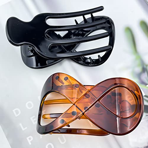4 Pcs French Hair Clips - 3.35 Inch Strong Hold Claw Clips