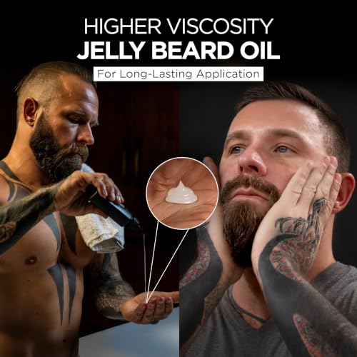 Bossman Magic Beard Oil Jelly 4 oz - Thicker Formula, Texas Made, Nourishing & Scented