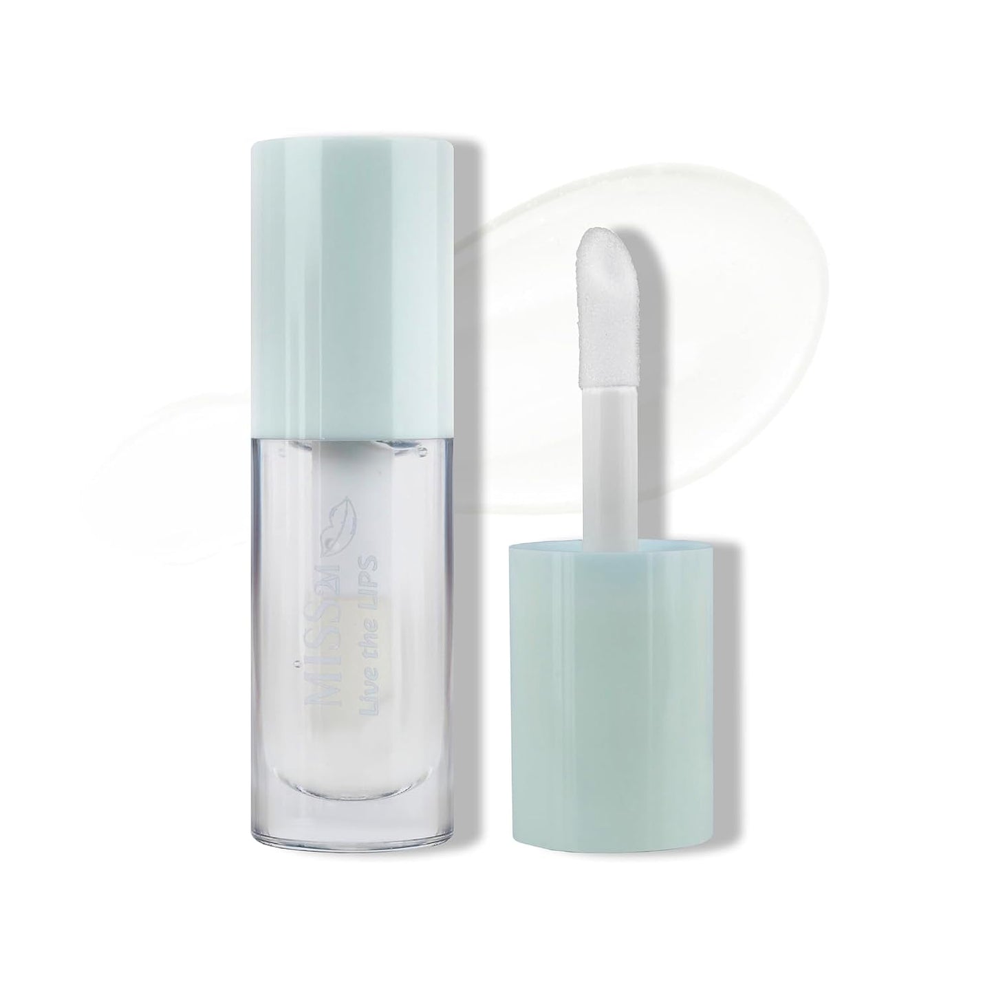 Hydrating Clear Lip Gloss - Nourishing Jojoba Oil Lip Plumper | 01 Strawberry, 0.14 Fl Oz