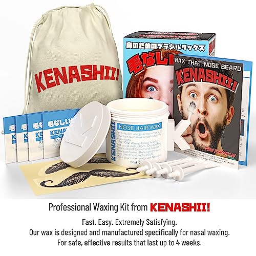 KENASHII Nose and Ear Hair Removal Wax Kit - Standard Kit