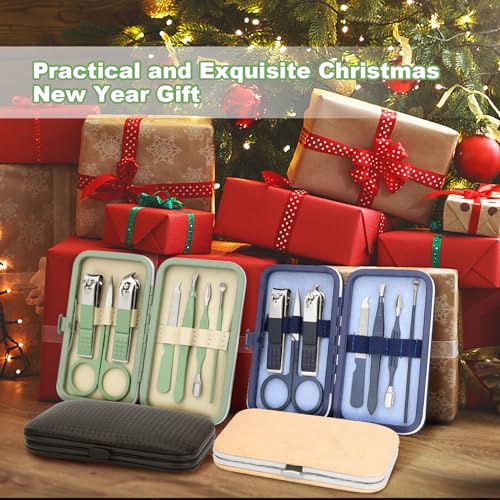 7-Piece Stainless Steel Manicure & Pedicure Set - Travel Kit