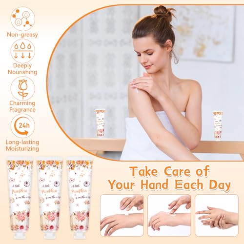 50-Piece Hand Cream Party Favor Set with Organza Bags and Thank You Cards