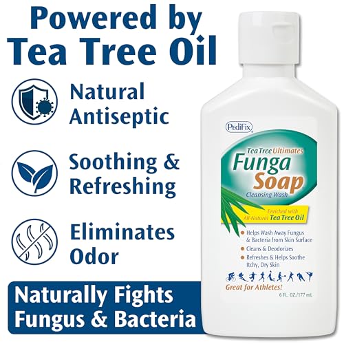 Pedifix FungaSoap Tea Tree Oil Body & Foot Wash, 6 Fl Oz