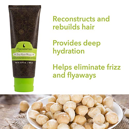 Macadamia Natural Oil Deep Repair Masque, 3.3 oz - Nourishing Hair Treatment