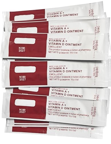 LIFETOOLS-LT 50 Pack Vitamin A&D Microblading Aftercare Gel - Moisturizer & Skin Repair for Eyebrow & Lip Makeup