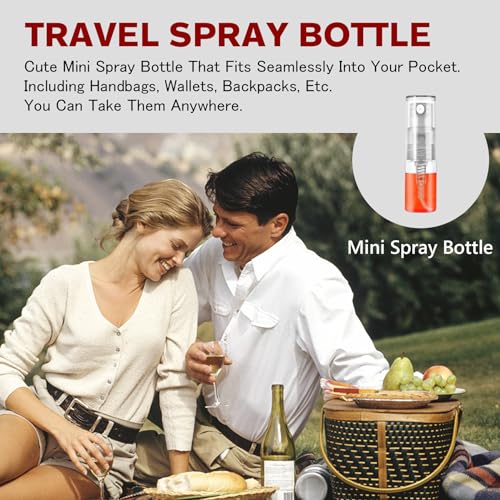 2ml Refillable Glass Spray Bottles - 60 Pack Perfume Atomizers