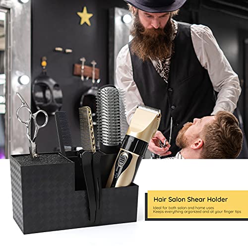 Segbeauty 6-Grid Scissor Stand - Professional Barber Hair Tool Organizer
