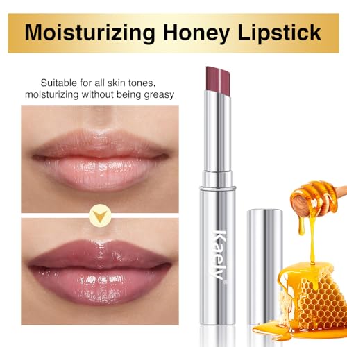 FeiCuiYun Mauve Honey Lip Balm 07# Hydrating Sheer Lip Gloss for Women