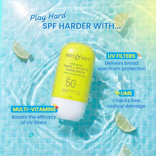 Dot & Key Lime Rush Sunscreen SPF 50+ PA++++ - 50g Lightweight Formula