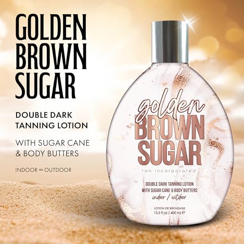 Brown Sugar Double Dark Tanning Lotion with Carrot Oil, 13.5 Fl Oz