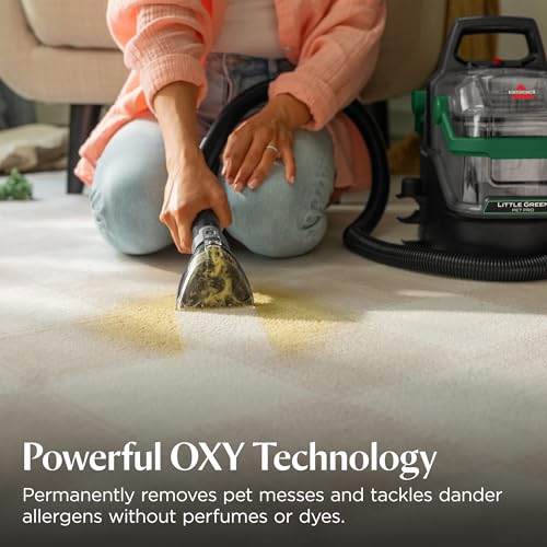 Bissell Little Green Pet Oxy Free & Clear Portable Deep Cleaner, 32 oz