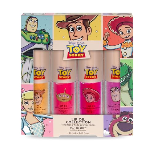 Disney Pixar Toy Story Lip Oil Gift Set - 4 Flavors, 4ml Each