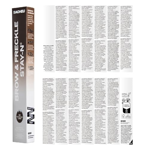 Sacheu 2-in-1 Brow Gel & Freckle Pen - Caramel Latte