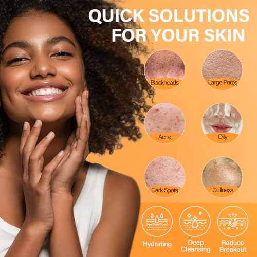 Facial Clay Mask Set - Vitamin C, Dead Sea Mud & Salicylic Acid Masks