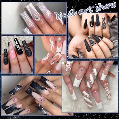 Laza White Diamond Dust Nail Glitter - Ultra-Fine Shimmer 6g