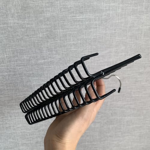 Black Hair Extension Holder & Transparent Wig Storage Bag with 38 Hooks - SENNUO