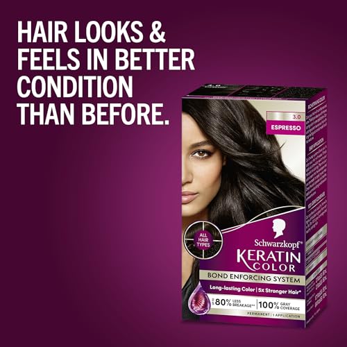 Schwarzkopf Keratin Color 3.0 Espresso Permanent Hair Dye
