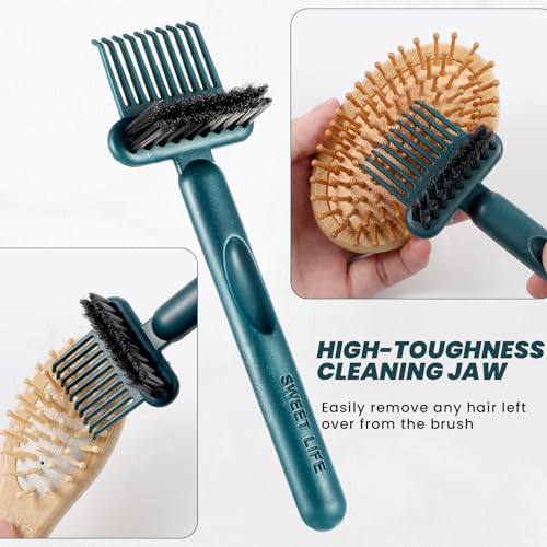 2-in-1 Brush Cleaner Tool for Hair & Comb - Portable & Effective