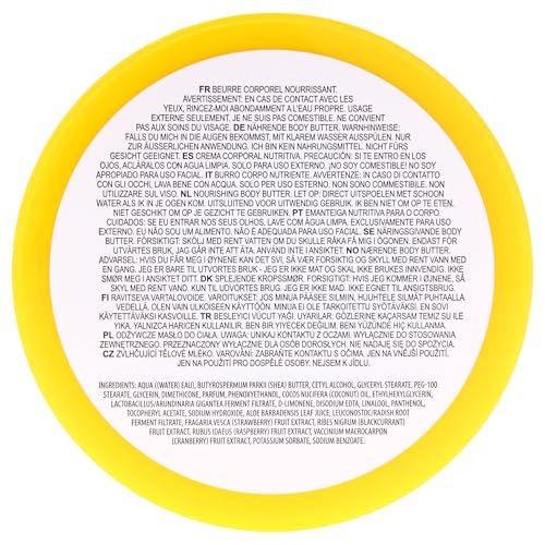 I LOVE Exotic Fruit Scented Body Butter with Shea Butter & Vitamin E, 10.1 oz