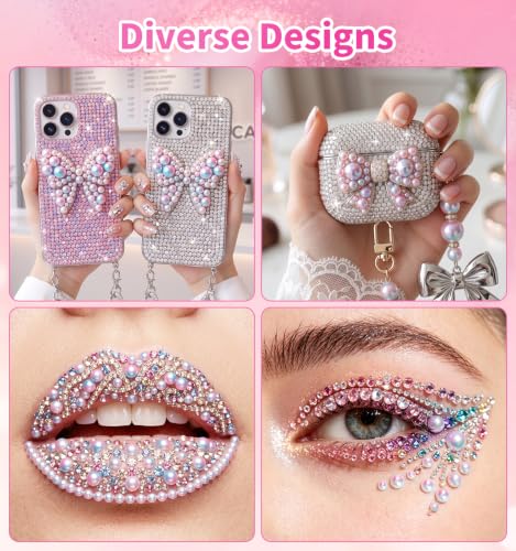 Ultimate Pink Mermaid Pearl Rhinestone Bedazzling Kit | 40000 Pcs