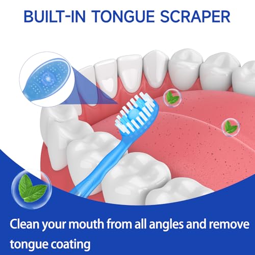 Disposable Travel Toothbrush Mix 5 Flavors, 26 pcs - Portable Oral Care Kit
