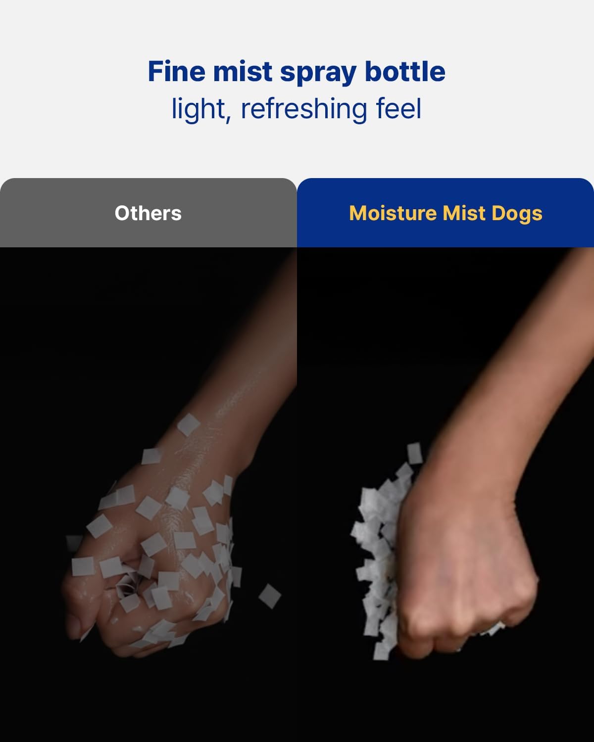 Dog Moisture Mist - Hydrating & Dematting Dander Spray | Floral Scent, EWG Verified, 5.1 Fl Oz