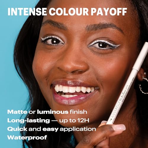 Annabelle Waterline Matte Kohl Eyeliner Pencil - Blackest Black, Waterproof, Long-Lasting