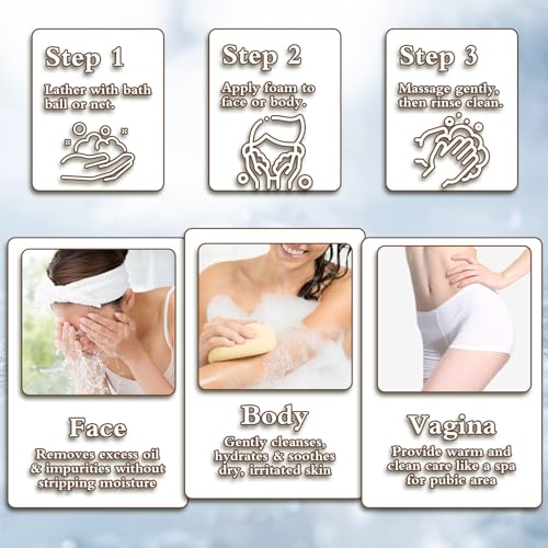 Hepburn Baobab Oil Soap - Natural Moisturizing Hand & Body Bar with Shea Butter, Gentle & Antioxidant Care, 108g