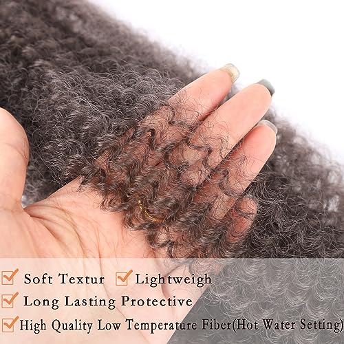 18 Inch Pre-Separated Springy Afro Twist Hair - 8 Packs (4#)