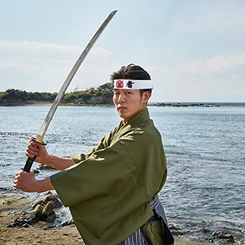 24-Piece Japanese Headband Set for Samurai & Ninja Costumes