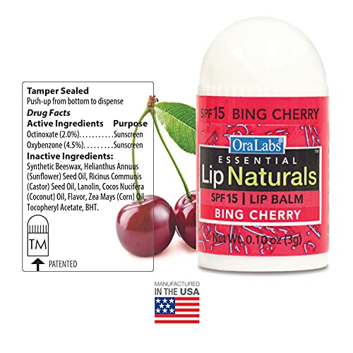 Lip Naturals Mini Lip Balms with SPF 15 - 12 Count Assorted Flavors