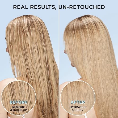 L'Oreal Paris Clarify Sulfate Free Shampoo with Antioxidants, Clarifying Shampoo for Hard Water Exposure and Styling Build-up, EverPure, 6.8 Fl Oz