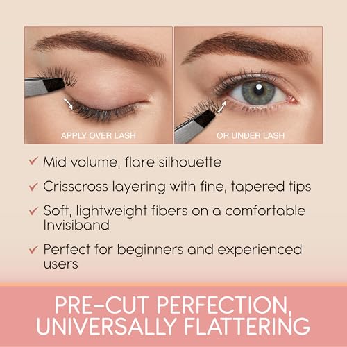Ardell Naked Half Lashes 421 - 5 Pair Value Pack for Cat-Eye Lift
