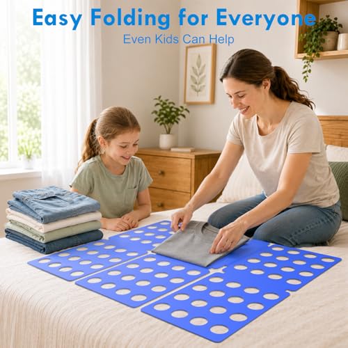 Compact Mini Clothes Folding Board for Quick and Uniform Folds