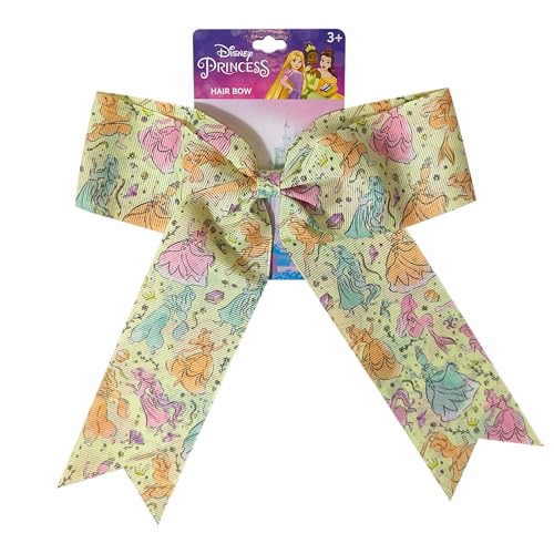Disney Princess Hair Bows for Girls - Large Alligator Clip Bow
