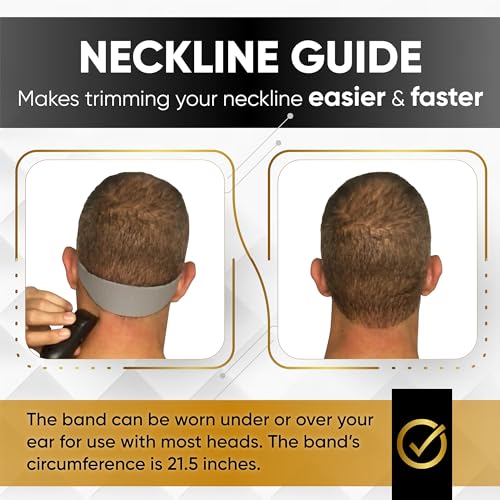 Fade Guide X Curved Silicone Haircut & Neckline Template for DIY Fades