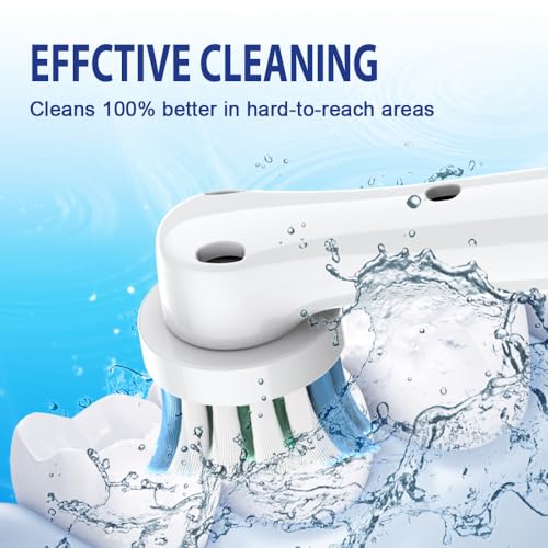 Tendream Replacement Toothbrush Heads for Oral-B Electric Toothbrushes (16 Pack)