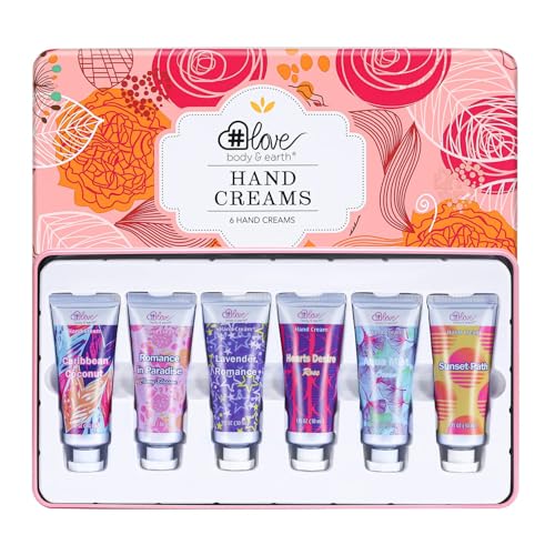 Red Body & Earth #LOVE Hand Cream Gift Set - Travel Size Moisturizing Lotion for Women