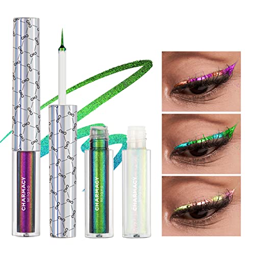 Charmacy Chameleon Liquid Eyeliner - Metallic Multi-Color Shifting Liner