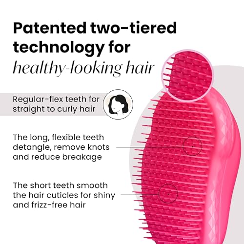 Tangle Teezer Original Detangler Hair Brush Pink Fizz - Full Size
