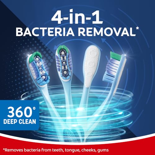 Colgate 360 Deep Clean Soft Toothbrushes, 4 Pack