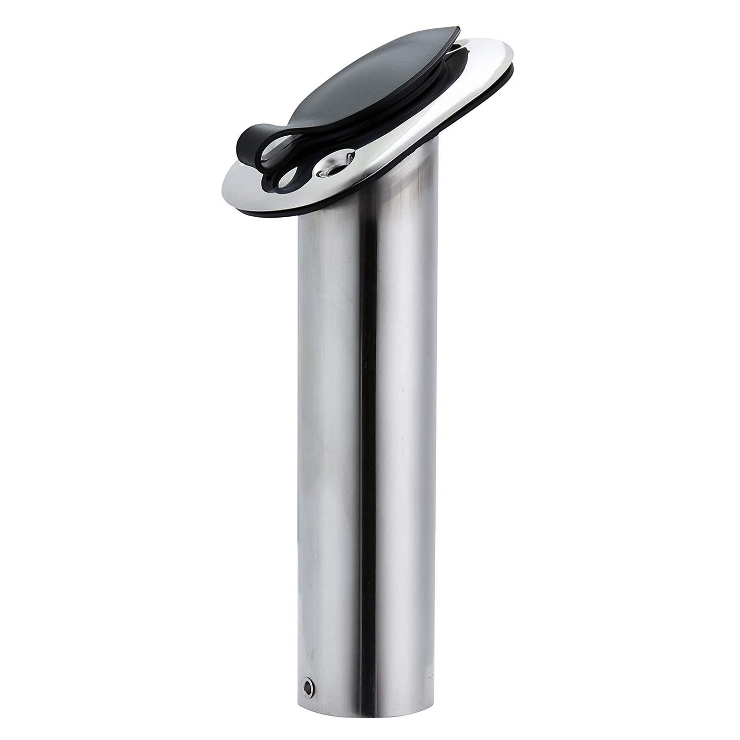 Boat Stainless Steel 30 Degree Fishing Rod Holders with Rubber Cap & Gasket, Flush Mount