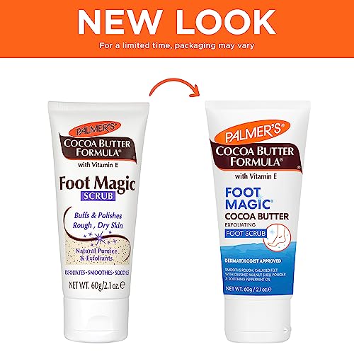 Palmer's Cocoa Butter Foot Magic Exfoliating Scrub - 2.1 oz (Pack of 2)