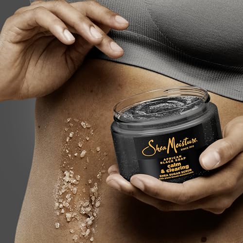 SheaMoisture African Black Soap Body Scrub for Melanin-Rich Skin - 12oz