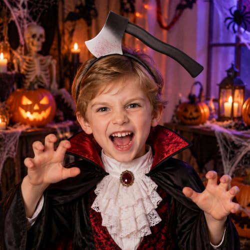 NUOBESTY Creepy Knife Headband Halloween Costume Accessory - Spooky Horror Hairpiece