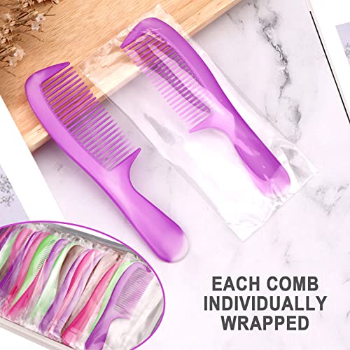 60-Pack Colorful Disposable Hair Combs for Kids – Bulk Hotel & Travel Hair Care