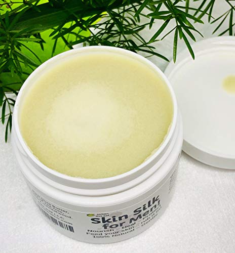 Men's Natural Skin Silk Balm for Dry & Shaved Skin - Vegan, Soothing, 2oz