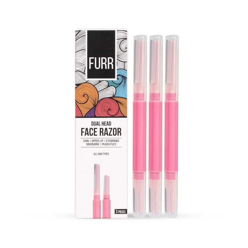 Face Razor for Women Facial Hair with Dual Blade Head 3N | German Blades | Easy Shaping and Shaving | Reusable Up To 5 Times | Durable and Rust Free Blades